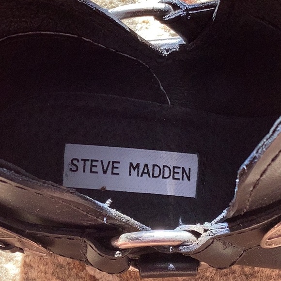 Steve Madden ankle boots, black, 7 1/2 - Picture 2 of 6